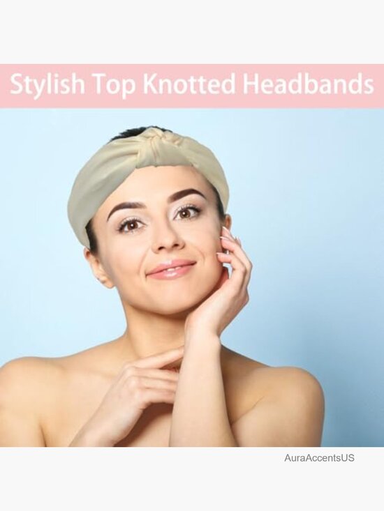 Spa Headband & Wristband Set with Hair Clips and Scrunchie Bundle